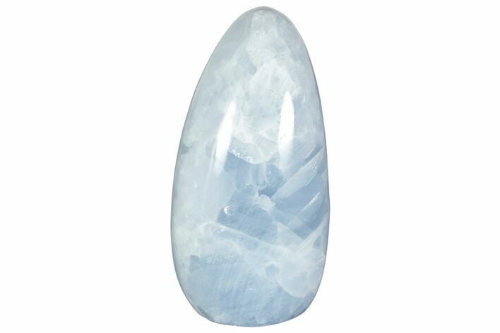 Polished, Free-Standing Blue Calcite - Madagascar #230181